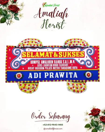 Papan Bunga Ucapan Selamat Sadengrejo